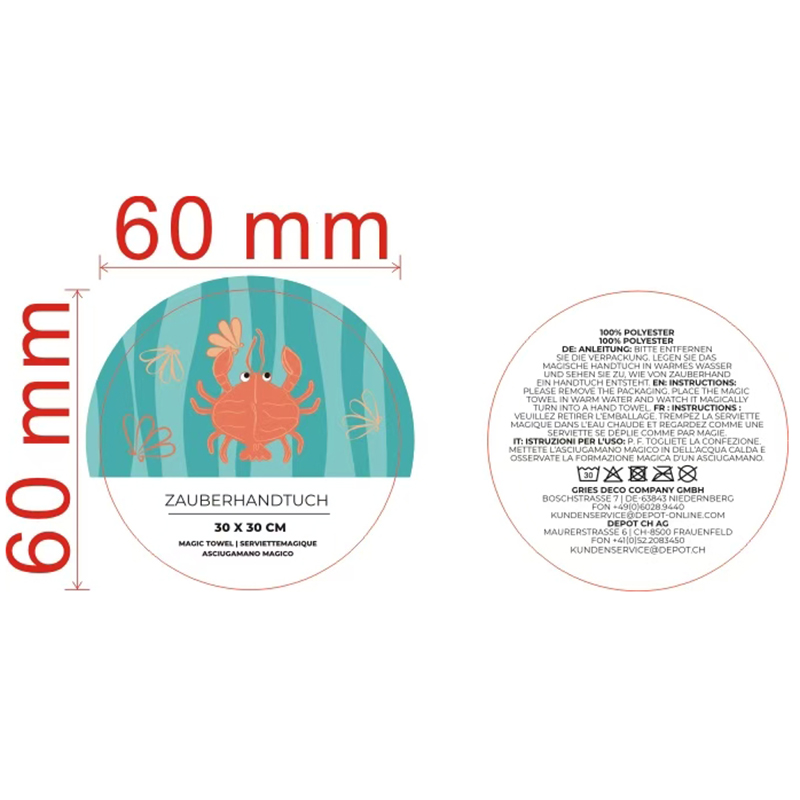 Serviette compressée personnalisée avec logo | Cadeauxpublicitaire.com