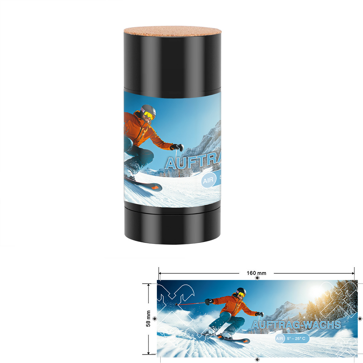 Ski wax met logo – Gepersonaliseerde promotionele skiwax ｜Promotieartikelen.net